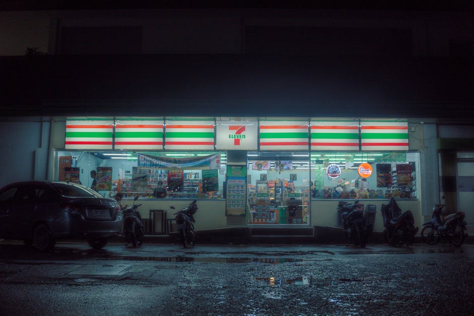 Global support center at night